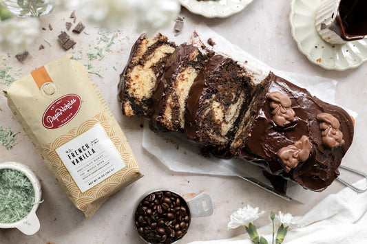 Espresso Marbled Loaf Cake