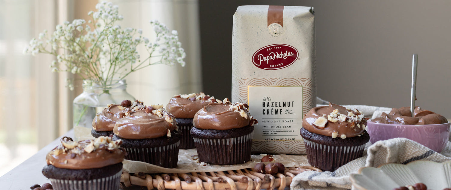 Hazelnut Mocha Cupcakes