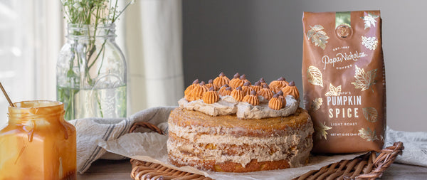 Caramel Pumpkin Spice Latte Cake