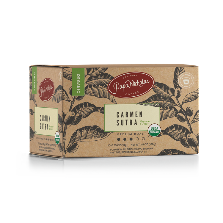 Carmen Sutra USDA Organic Single-Serve Cups