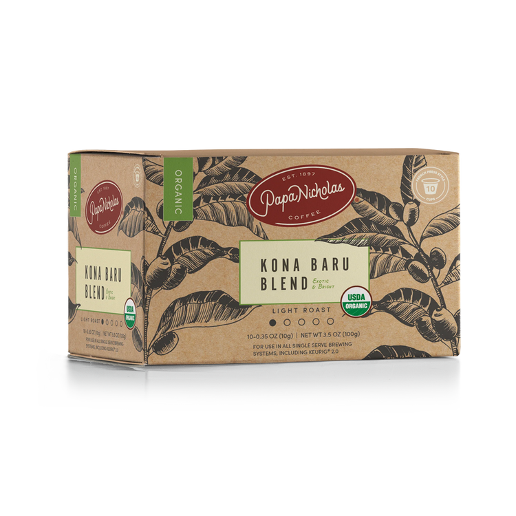 Kona Baru USDA Organic Single-Serve Cups